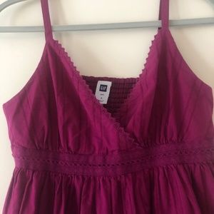 Fuchsia Babydoll Camisole Tank
